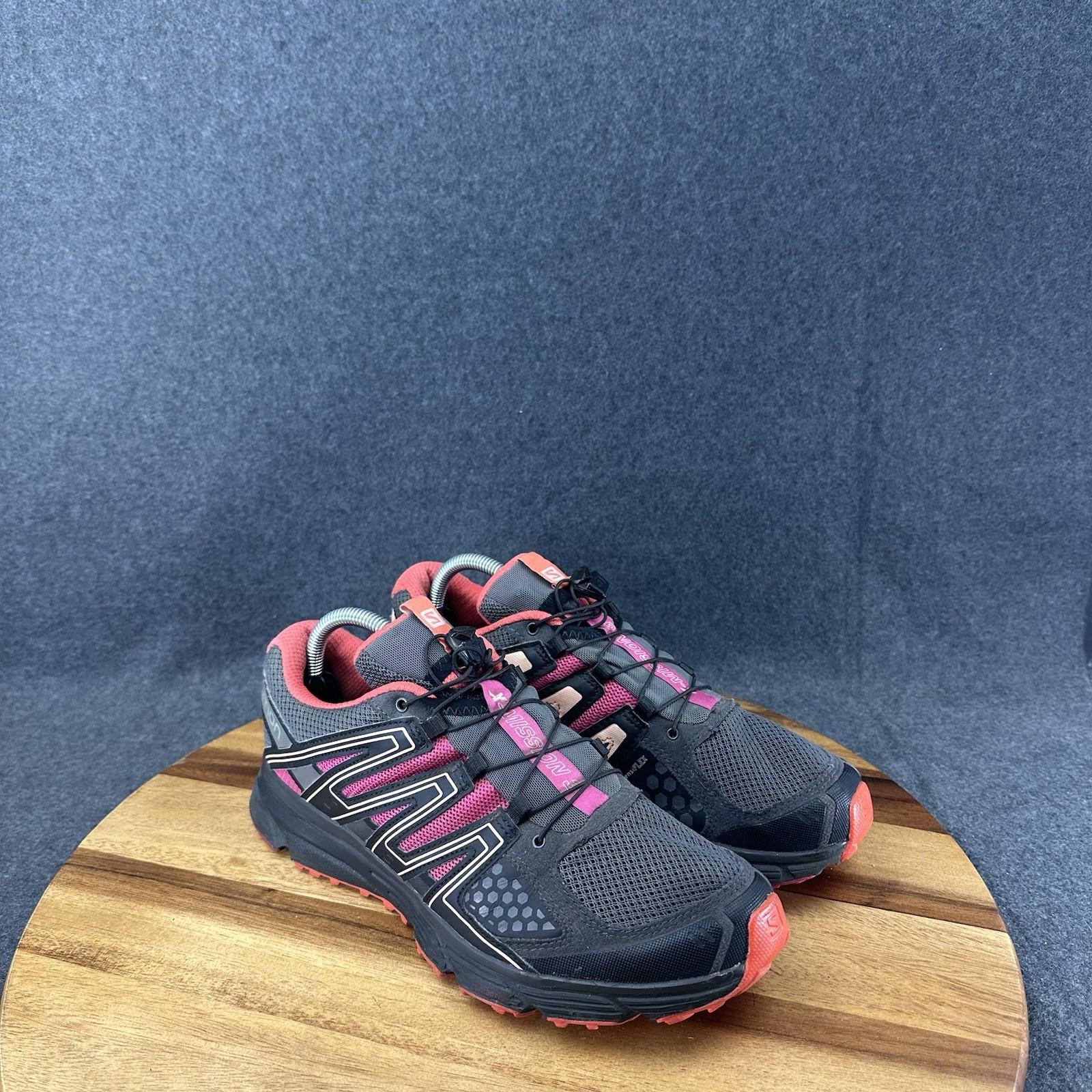 Scarpe da corsa donna Salomon X Mission 3 taglia 10 trail basse 393258 grigio rosa