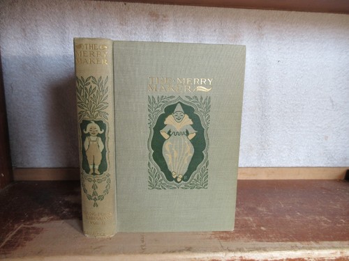 Old THE MERRY MAKER Book FAIRY TALES ALICE'S ADVENTURES IN WONDERLAND ANTIQUE ++