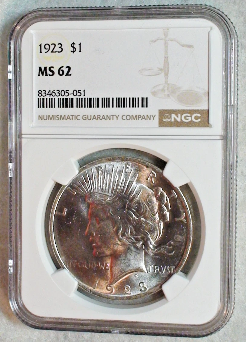 Grade MS 62 Peace US Dollars (1921-1935) for sale | eBay