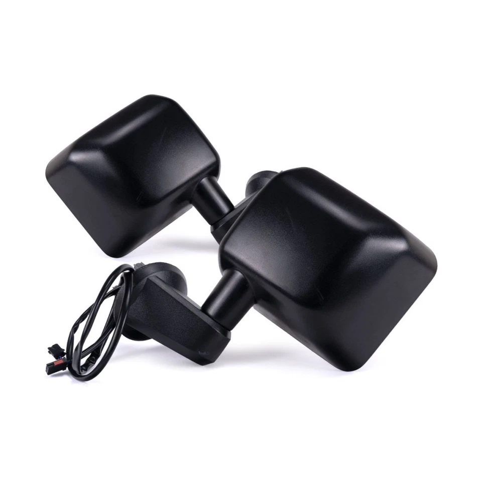 For Jeep Wrangler 2015 16 17 2018 Door Mirror Driver & Passenger Side Pair Black Foto 2 de 4