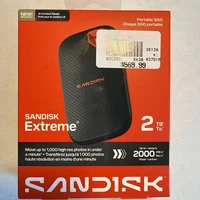 $570 New Sandisk Extreme Portable SSD 2 TB AI Content Ready SDSSDE70-2T00-G25