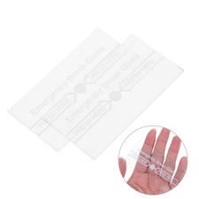  6 Pcs Indoor Fire Alarm Cover Break Glass Accessory Emergency Replacement