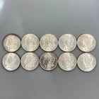 10 BU US 90% Silver Morgan $1's diff dates L24758