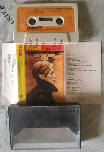 DAVID BOWIE - LOW (VERY RARE ORIGINAL ITALY Press) - MC 1977 - (C/T EX/EX) Glam