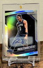 2024-25 PANINI PRIZM BLACK PAOLO BANCHERO AUTO AUTOGRAPH SILVER PRIZM
