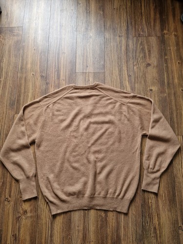 Maglione uomo PETER SCOTT 100% CAMEL HAIR beige taglia 48/XL - Foto 7 di 16