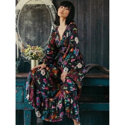 Cleobella Juliette Ankle Dress Floral XS