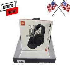 JBL Tune 710BT Bluetooth Wireless Over-Ear Headphones Black Deep Bass New