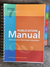 APA Publication Manual 7th Edition Spiral Bou...