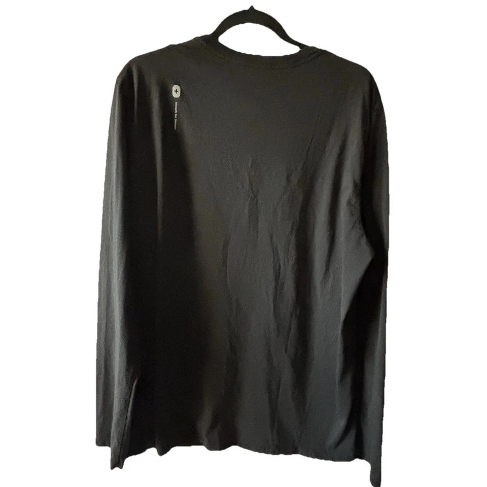 Camisa Súper Suave Figs Underscrub Para Hombres Talla XXL Negra Manga Larga Algodón Pima Foto 4 de 4