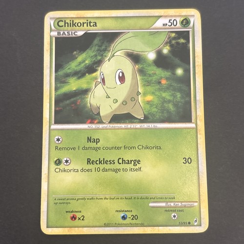 Chikorita 53/95 Regular HGSS: Call of Legends Pokémon TCG LP 2011