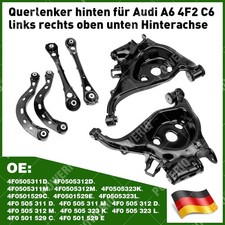 6 Querlenker hinten für Audi A6 4F2 C6 links rechts oben unten Hinterachse