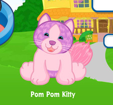 Webkinz Pom Pom Kitty Virtual PET Adoption Code Only Messaged Webkinz Kitty Code