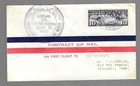 1927 Cleveland Ohio First Contract Air Mail Flight cvr to Pittsburgh
