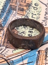 Patriotischer Ring Damen 1914-1916 Kleine Gr&ouml;&szlig;e Frontanfertigung Militaria 1. WK