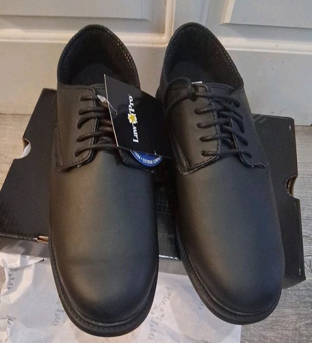 LawPro by Quartermaster Police Oxford schwarz Herrenschuhe Größe 8,5 M NEU - Bild 1 von 8