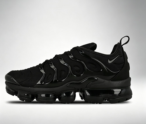 Nike Air Vapormax TN Plus Triple Black Low-top men's running shoes