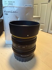 Kamlan 50mm F1.1 Lens For Canon EOS-M M2 M3 M5 M50