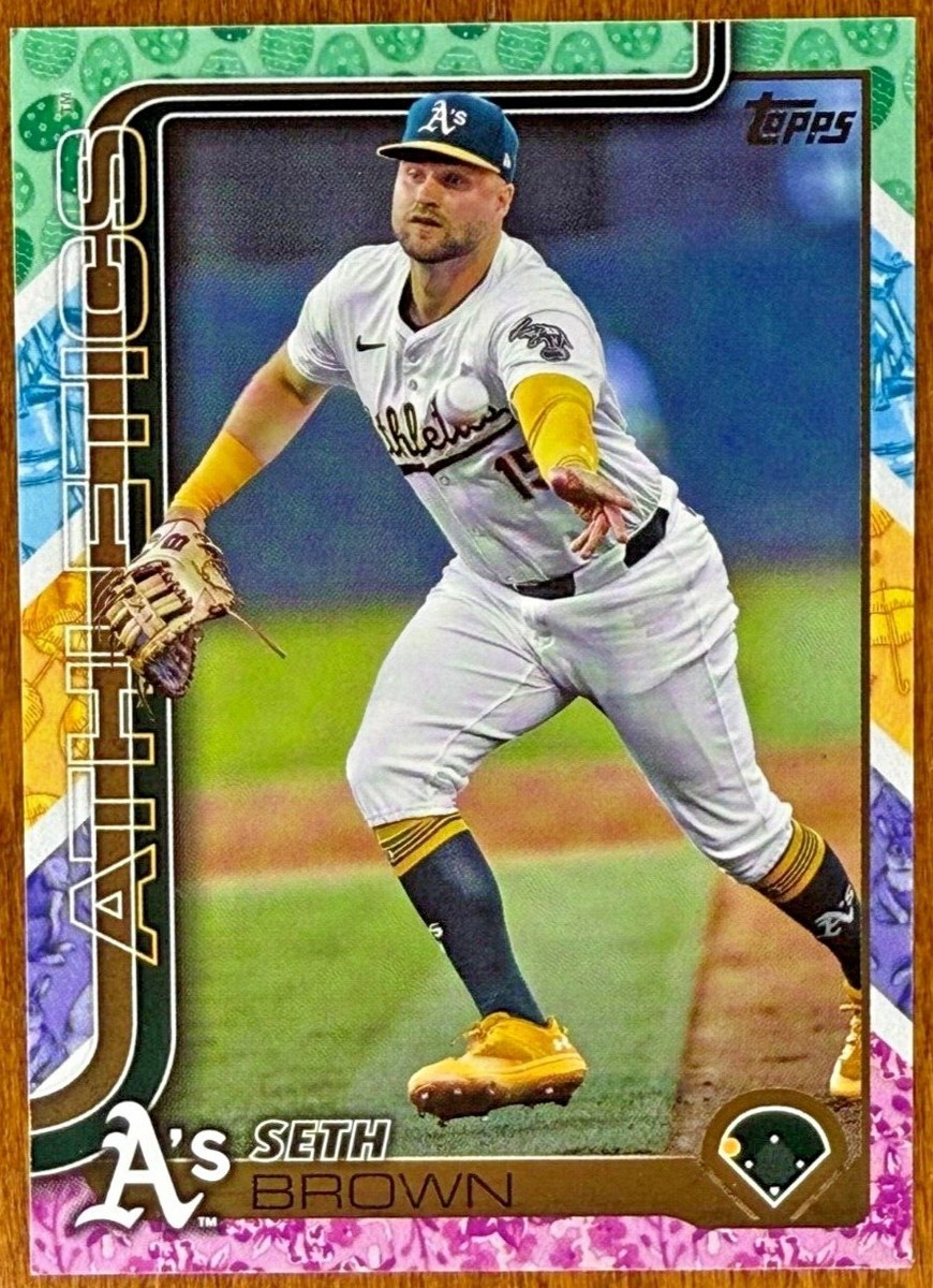 TOPPS MLBカード TRIPLE THREADS SETH BROWN ATHLETICS 40/50 #ASJR-SB 送料無料 中古 IT2 TOPPS MLBカード TRIPLE THREADS SETH BROWN ATHLETICS 40/50