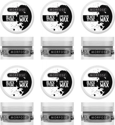Morfose Color Hair Wax Schwarz 6x100 ml