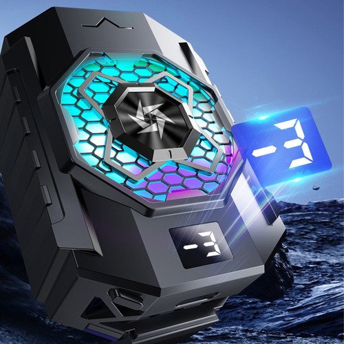 Refroidisseur t��l��phone gamer avec r��glages de vitesse et lumi��res RGB pour - Photo 6 sur 13
