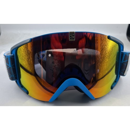 Salomon Xview Blu/Univ Cat S2 Ski Mask Red Screen - Picture 1 of 3