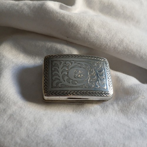 Vinaigrette Georgian Silver by Joseph Willmore- Hallmarked 1809 very nice cond - Picture 15 of 15