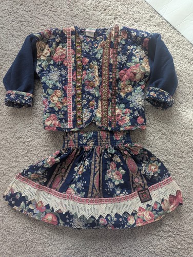 Vintage Girls Palmettos Quilted jacket and matching shirt size small (4)