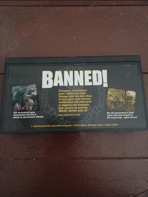 National Rifle Association Banned! (VHS, 1998) Charlton Heston Documentary