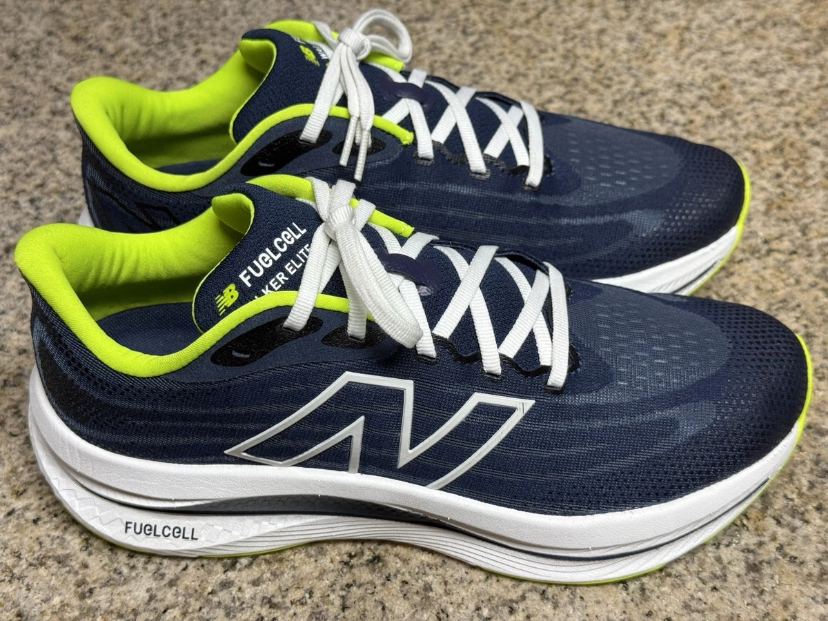New Balance FuelCell Walker Elite Blue White 10.5 Men\'s Athletic Sneakers Shoes New Balance FuelCell Walker Elite Navy White for Sale  main image 2