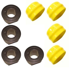 4 Front Wheel Bearings Fits John Deere Scotts L120 L130 L1742 L2048 L2548 LT160