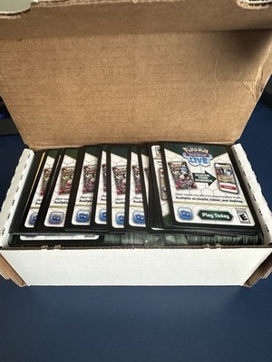 500 Pokemon Online Code Cards Bulk Lot From Many Mixed Sets Unused New