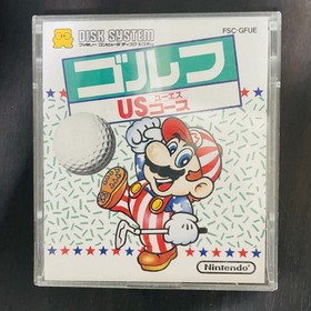 Mario Golf US Course & JAPAN Course Nintendo Famicom Disk System FSC-GFUE & GFJE