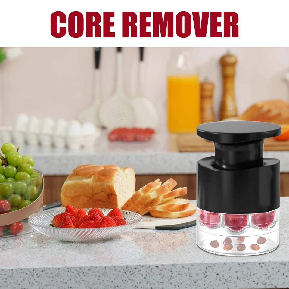 Mermelada de cereza tipo empuje cereza múltiple cocina 7 orificios herramienta de picado múltiple Foto 4 de 4