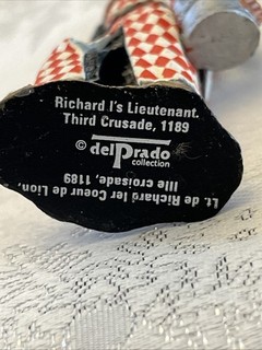 Richard 1st Lieutenant Third Crusade 1189 Del Prado Men At War