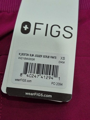 FIGS Boston Slim Jogger Scrub Pants Damen Gr. XS dunkelmagenta W21SW2026 - Bild 7 von 7