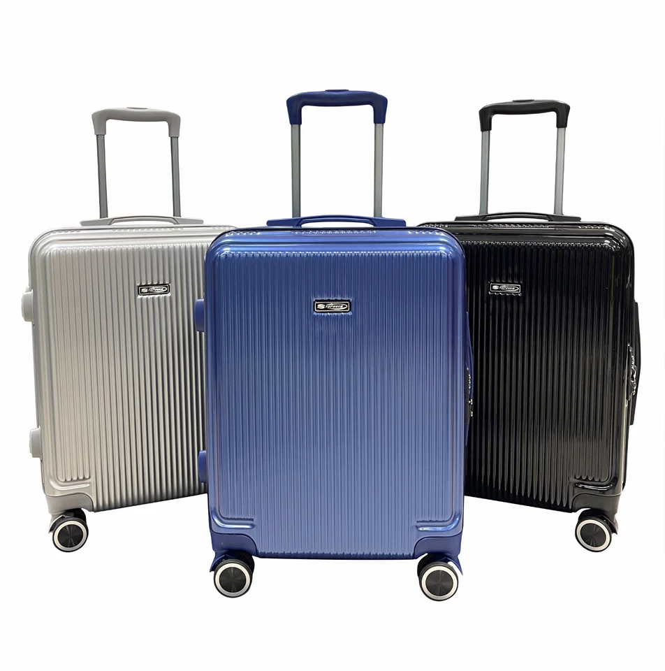 Trolley Cabina 55x40x20 Bagaglio Mano ABS/PC Alluminio 4 Ruote Silent Ryanair - Immagine 3 di 4