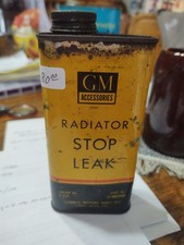 Rare Vintage Gm Radiator Stop Leak Oil Can 10oz. Empty Rare Vintage Gm Radiator Stop Leak Oil Can 10oz. Empty