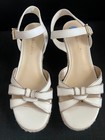 Tommy Hilfiger White Espadrille Wedge Sandals Slingback Size 7.5 — photo 3