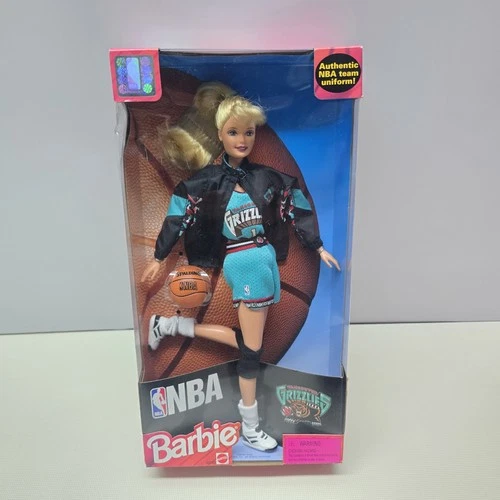 Vintage 1998 Vancouver Grizzlies NBA Barbie #20543 Mattel NIB Sealed