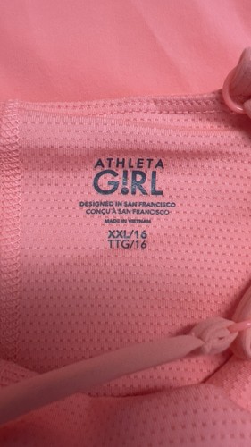 Athleta Girl Doing the Most Dress Bright Orange/Coral XXL /16 Tennis Performance - Picture 11 of 18