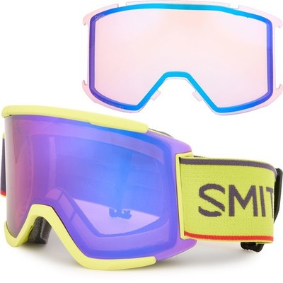 SMITH OPTICS Squad XL Ski/Snowboard Goggles High Voltage/Violet/Storm $155