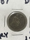 1887 Seated Liberty Dime - Scarce  Better Date — photo 3