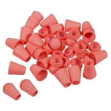 Bell End Stopper Cord Rope Lock for Drawstring Bag, Dark Pink 50pcs