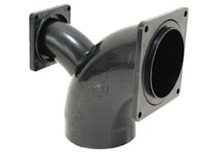 Valterra T1036-1 2-Way Elbow RV Sewer Waste Fitting 3" Spigot x 3" x 1-1/2"