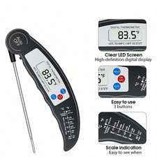 Digital Instant Food Thermometer Probe for Cooking Meat Kitchen Temperature UK..