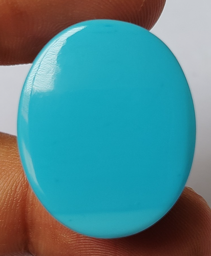 AAA+ Grande Turquesa Natural 59,45 Ct. Piedra preciosa suelta cabujón ovalada @mejor oferta - Imagen 3 de 6