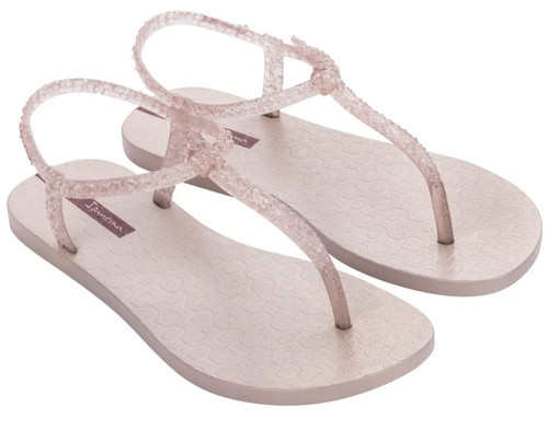 IPANEMA PINK GLITTER SANDALS, THONGS, SIZE 8 AU, BRAND NEW WITH TAGS - Picture 1 of 6