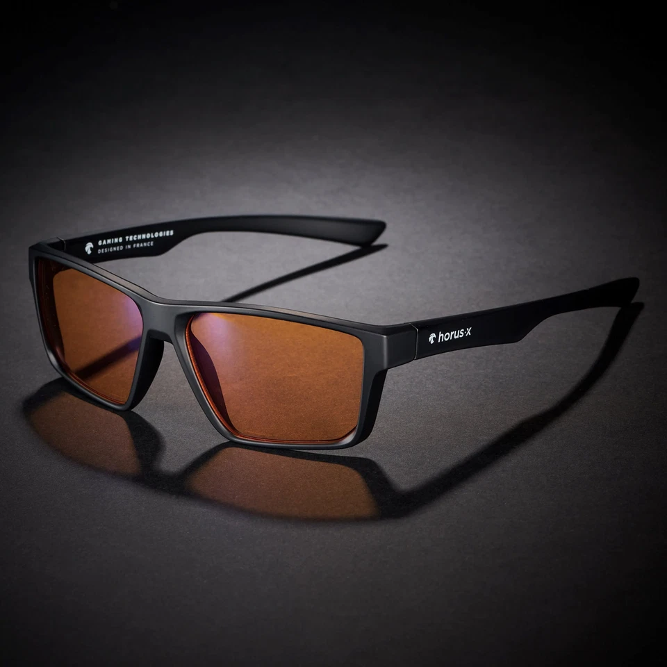 Horus X One • Blue Light Blocking Gaming Glasses + 10x Zeiss lens wipes included