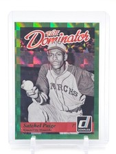 SATCHEL PAIGE 2014 DONRUSS ELITE DOMINATOR GREEN #34 BASEBALL Q5537